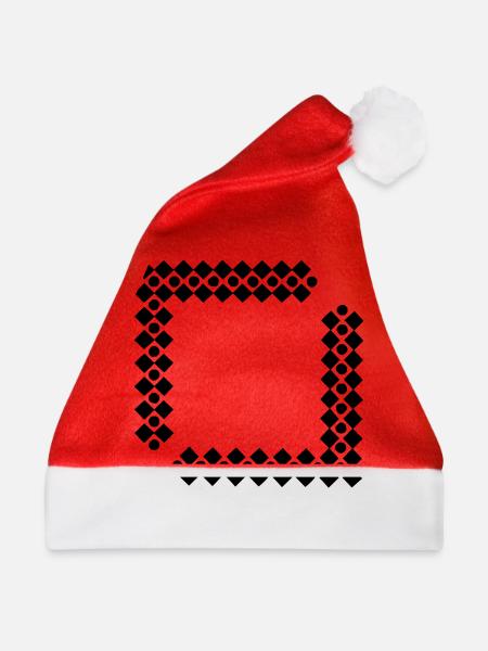 muster vriereck - Weihnachtsmütze - Rot