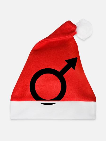 Mann - Weihnachtsmütze - Rot