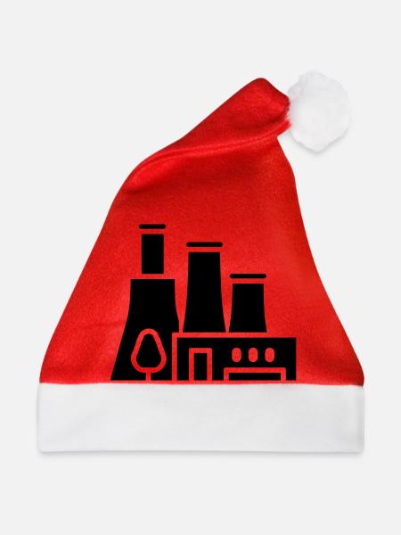 Umweltfreundliche Fabrik - Weihnachtsmütze - Rot