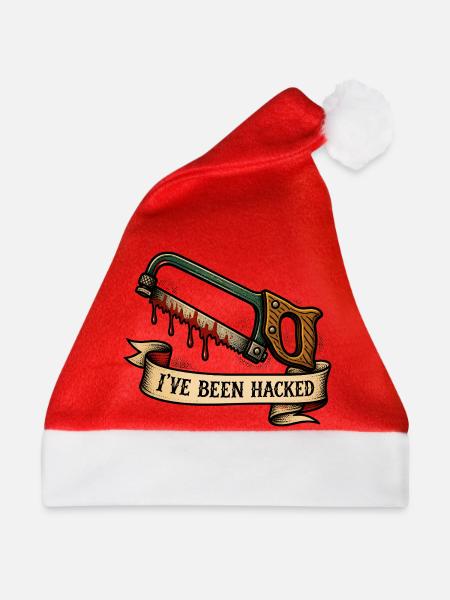 Ich wurde gehackt (Lustiger Amputierter) - Weihnachtsmütze - Rot