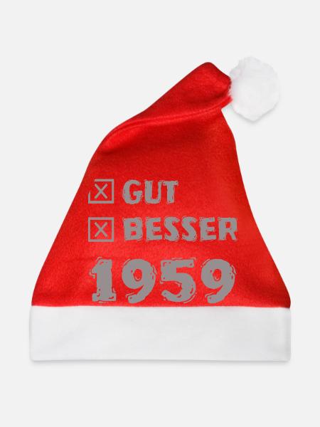 Besser 1959 - Weihnachtsmütze - Rot