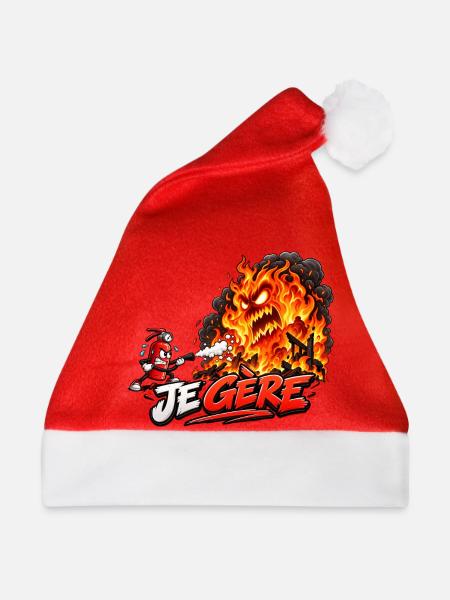 Ich manage Feuerchaos - Weihnachtsmütze - Rot