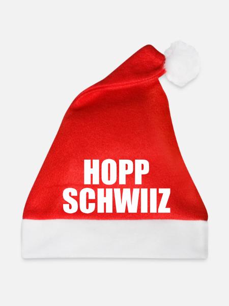 Hopp schwiiz - Weihnachtsmütze - Rot