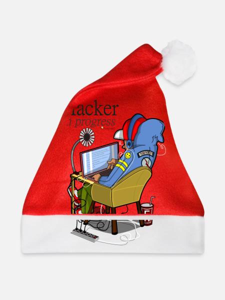 Hacker - Weihnachtsmütze - Rot