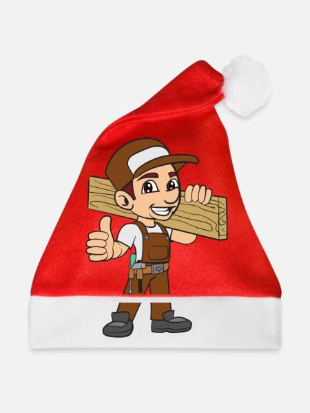 Tischler Zimmermann - Weihnachtsmütze - Rot