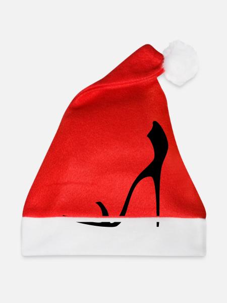 high_heels_pumps_stiletto - Weihnachtsmütze - Rot