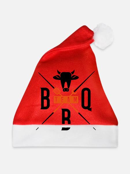 bbq team grill - Weihnachtsmütze - Rot