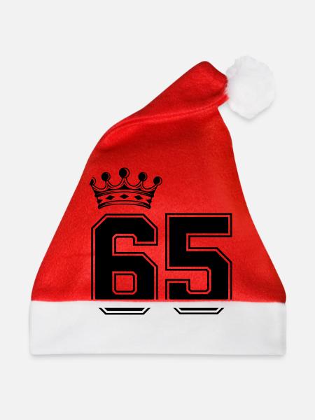 65 krone - Weihnachtsmütze - Rot