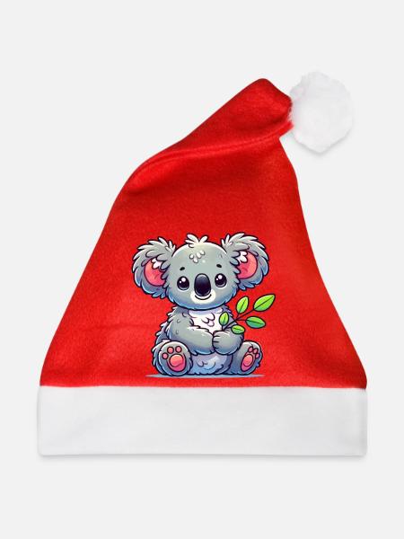 Koalabär - Weihnachtsmütze - Rot