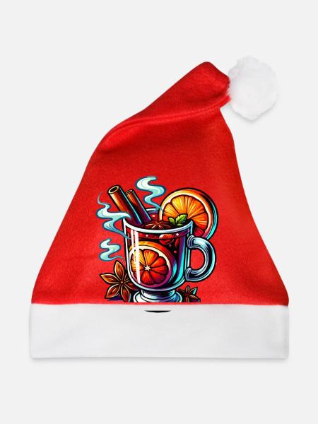 Glühwein - Weihnachtsmütze - Rot