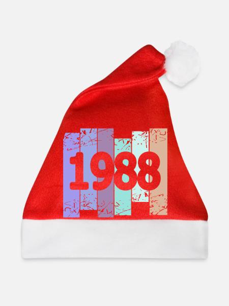 1988 - Weihnachtsmütze - Rot