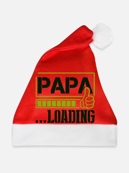 papa_loading- - Weihnachtsmütze - Rot