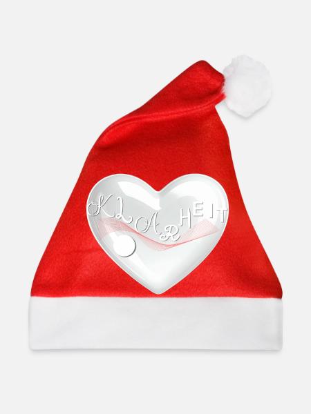 KLARHEIT – Der Blick nach innen - Weihnachtsmütze - Rot - Vorne