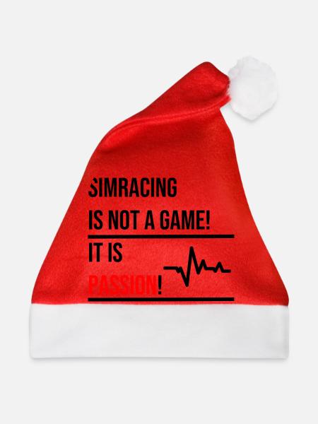 Simracing is not a Game - Weihnachtsmütze - Rot