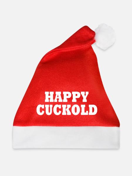 Happy cuckold - Weihnachtsmütze - Rot - Vorne