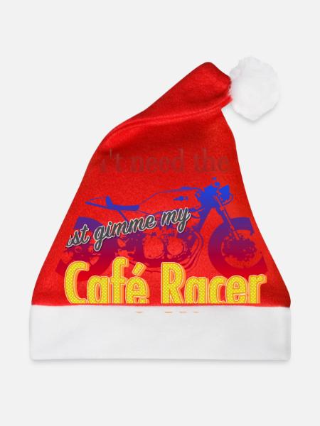 cafe racer - Weihnachtsmütze - Rot