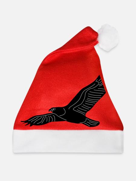 Adler01b - Weihnachtsmütze - Rot