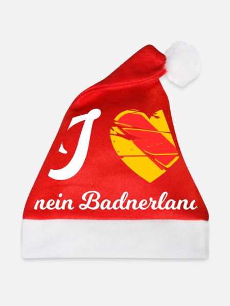 Ich liebe das Badnerland - Weihnachtsmütze - Rot