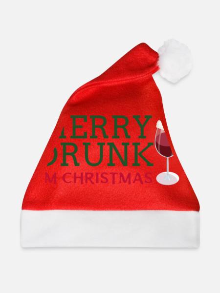 Merry Drunk - Weihnachtsmütze - Rot