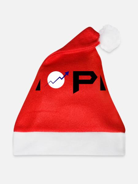 Bitcoin Trading Crypto Aktien - Weihnachtsmütze - Rot