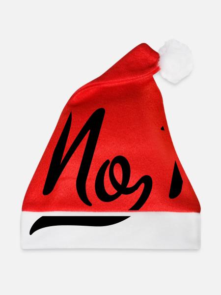 Nummer eins - Weihnachtsmütze - Rot