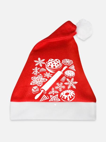 Weihnachtsbäckerei | Ugly Christmas - Weihnachtsmütze - Rot - Vorne