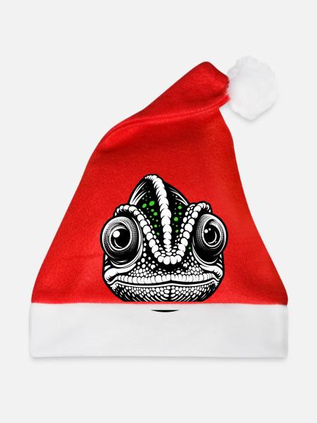 Chamäleon - Weihnachtsmütze - Rot