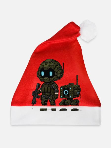 Nova-Sentinel mit Sidekick Byte! - Weihnachtsmütze - Rot