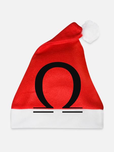 Omega - Weihnachtsmütze - Rot