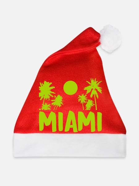 miami - Weihnachtsmütze - Rot