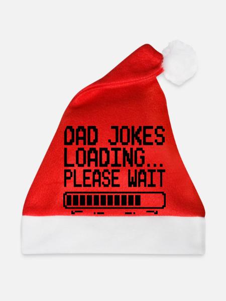 Dad Jokes Loading Pixel Humor - Weihnachtsmütze - Rot