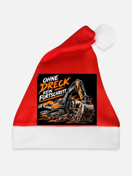 Fortschritt durch Schmutz - Weihnachtsmütze - Rot
