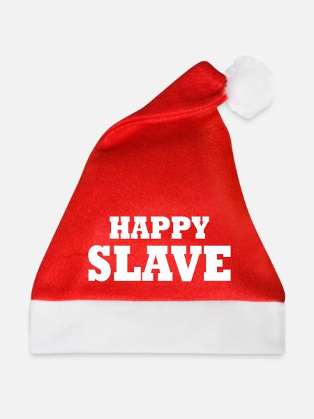 Happy slave - Weihnachtsmütze - Rot - Vorne