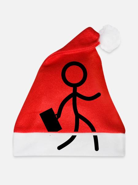 Stickman Business - Weihnachtsmütze - Rot