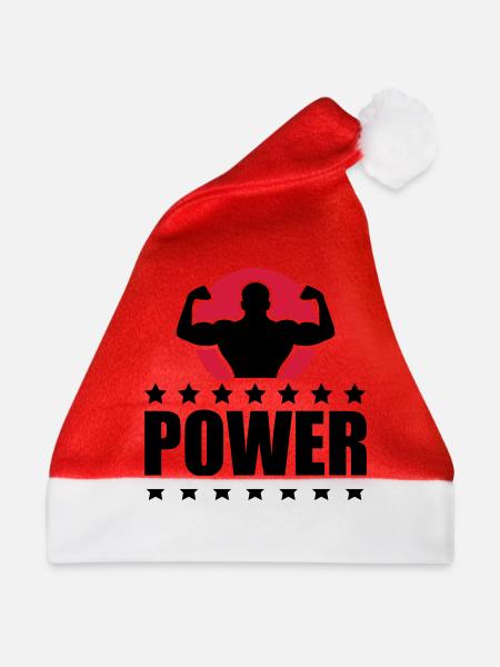 Power Logo Champ - Weihnachtsmütze - Rot