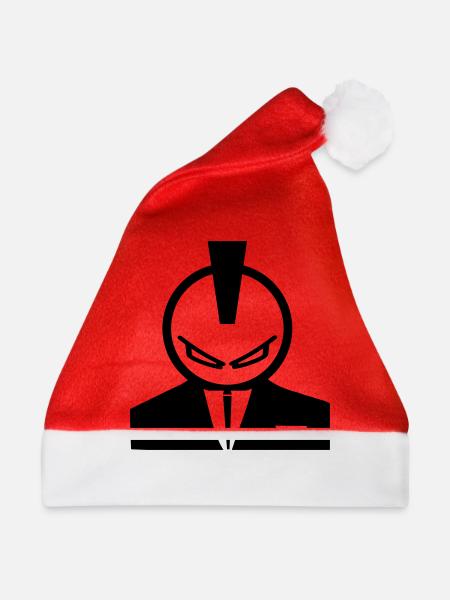 Punk - Weihnachtsmütze - Rot