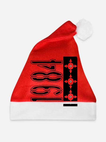 1984 mit Plot Überwachungskamera - Weihnachtsmütze - Rot