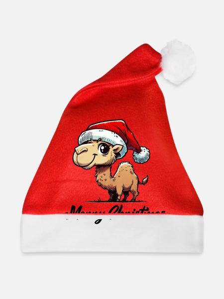 kamel - Weihnachtsmütze - Rot