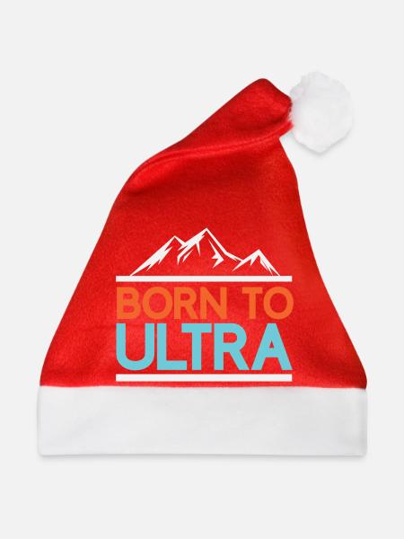 Geboren für Ultra Running - Weihnachtsmütze - Rot