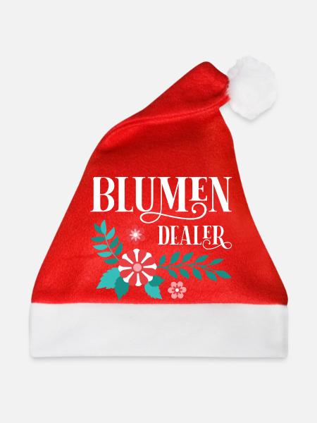 Gärtner Spruch Gärtnerei Hobbygärtner Kleingärtner - Weihnachtsmütze - Rot - Vorne