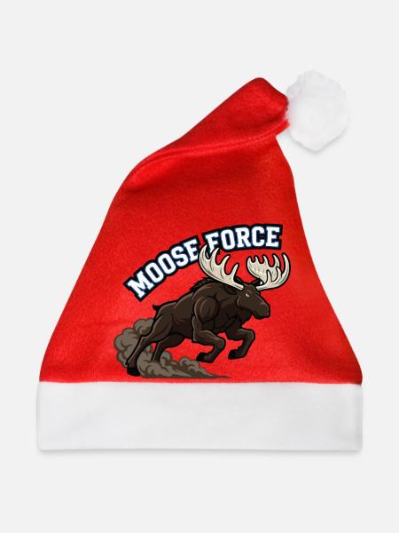 Moose Force Wildelch-Power - Weihnachtsmütze - Rot