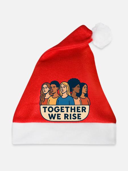 Gemeinsam Stehen Wir Auf - Weihnachtsmütze - Rot
