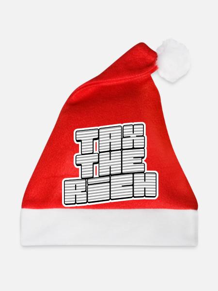 Tax The Rich - Weihnachtsmütze - Rot - Vorne
