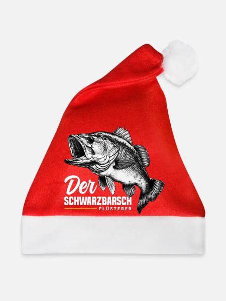Schwarzbarsch Flüsterer - Weihnachtsmütze - Rot