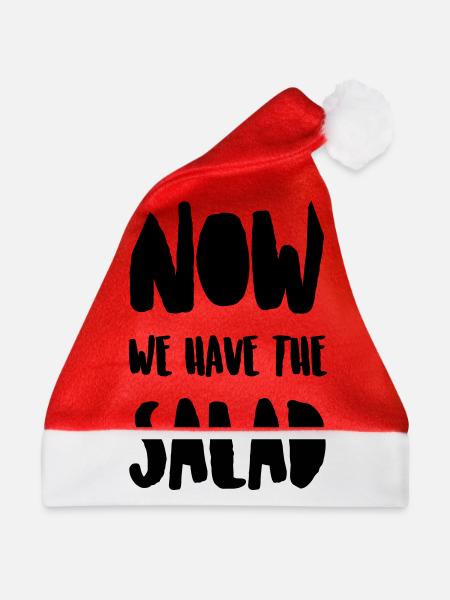 Now we have the salad - Weihnachtsmütze - Rot - Vorne