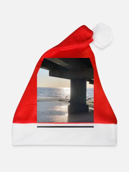 meerblick - Weihnachtsmütze - Rot