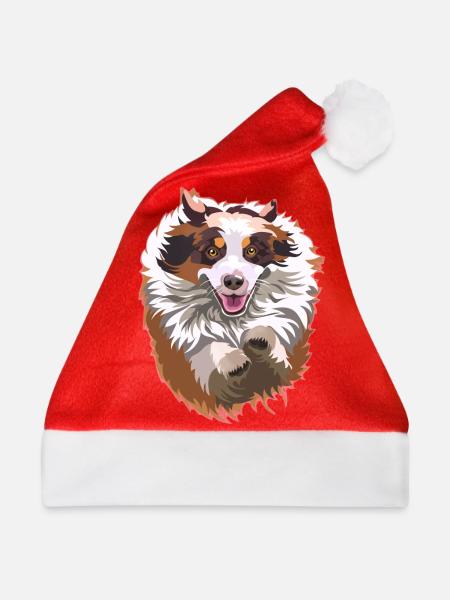Aussie-Sprung - Weihnachtsmütze - Rot - Vorne
