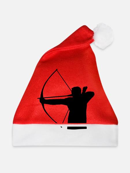 Bogenschütze - Weihnachtsmütze - Rot