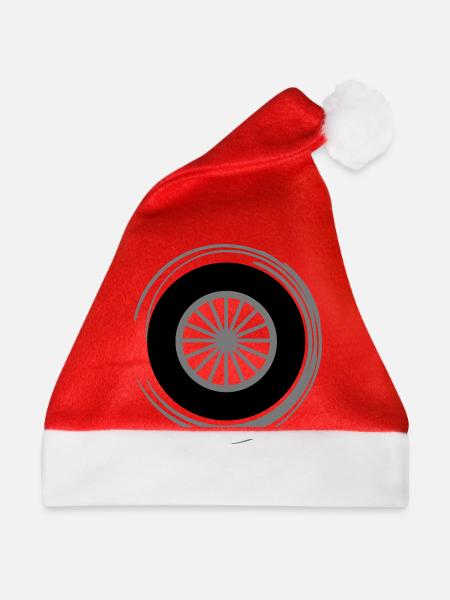 rad - Weihnachtsmütze - Rot