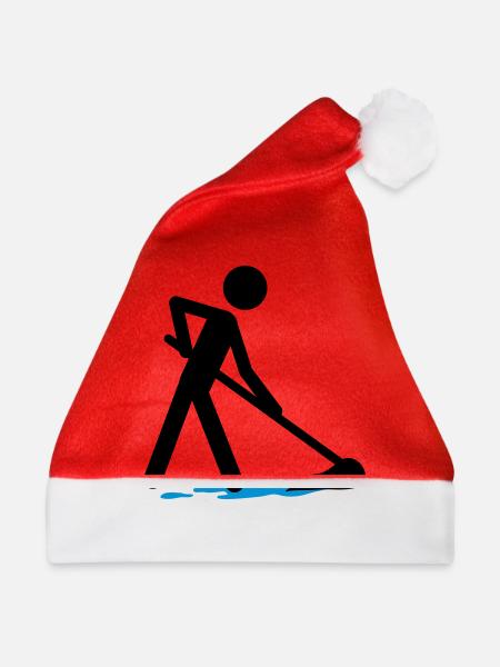 Cleaning The Floor - Weihnachtsmütze - Rot